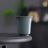 Taza de Cerámica para Beber Té del Horno Ge Yuerui Taza de Pareja para Hombres Taza Elevable Regalos Pequeños de Acompañamiento Taza Famosa Taza de Ala de Cigarra Herradura