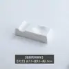 Descansapalillos de cerámica, mesa de comedor de hotel, blanco puro, portapalillos de doble propósito, soporte para palillos, almohada para palillos, bandeja para palillos, descansapalillos para el hogar