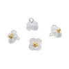 Pingente Fofo de Vidro Osmanthus Gordo 10mm, Pacote de Materiais DIY Artesanais Estilo Antigo, Botões e Acessórios Decorativos Atacado