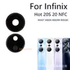 Adecuado para lente de transmisión de sonido Hot 20S 20 NFC X6827 X6826 B C espejo de cámara trasera de teléfono móvil