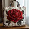 Bolso de Mano con Estampado de Moda Trendy para Mujer Bolso de Hombro Bolso Tote Acolchado Nuevo Producto Transfronterizo 3D Temu Amazon