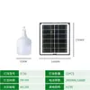 Bombilla Lámpara Recargable Solar Iluminación Mercado Nocturno Emergencia Apagón Camping al Aire Libre Tienda de Campaña Bombilla Led Súper Brillante