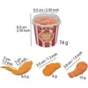Bolsa Transfronteriza Nueva Familia Pollo Frito Goma de Borrar Linda Papelería Estudiantil Set de Gomas de Borrar Simulación de Alitas de Pollo Frito
