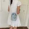 Bolso Cilíndrico para Mujer, Diseño de Nicho, Bolso Cubo con Cadena Color-Blocking, Moderno y de Moda, Sensación de Alta Gama, Bolso de Hombro Cruzado