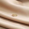 Cross-border europeu e americano avançado senso 26 letras em forma de U diamante nariz unha feminino nicho design senso simples não-perfurante nariz clipe