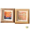 Marco de Fotos Cuadrado 456 pulgadas Óleo Pastel Xiaohongshu Hueco Tridimensional 10*10cm Marco para Caligrafía Colgante de Espécimen de Mariposa