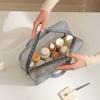 Bolsa de Maquillaje de Malla para Almacenamiento, Bolsa Grande de Malla para Almacenamiento, Bolsa Portátil de Malla para Artículos de Tocador de Viaje, Almacenamiento de Viaje para Mujeres