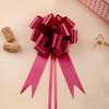 Cross-border Amazon 30 Bola de flores de cor sólida média Presente de Natal Embalagem de flores Fita de flores simples puxada à mão