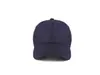 Gorra de béisbol de algodón de seis paneles con visera suave