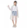 Impermeable de EVA para Niños Viaje Ligero Exterior Engrosado No Desechable Estudiantes de Primaria Guardería Niños y Niñas Poncho