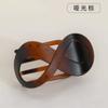 Pinza de Agarre de Personaje Retro Simple para Mujer Placa Acrílica Pinza para el Cabello Pinza para el Cabello Elegante Elegante Pasador para el Cabello Accesorios para la Cabeza de Baño