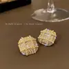 Pendientes Exquisitos Tipo Perla con Diamantes Completos 2023 Nuevos Pendientes con Borla para Mujer Estilo Minimalista de Otoño Accesorios para Orejas Estilo Ins