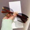 Moda Europea y Americana Nuevas Gafas de Sol Fotocromáticas sin Marco y Borde Cortado, Elegantes Gafas de Sol Estilo Calle de Gama Alta con Patillas de Grano de Madera, Gafas de Moda