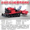 Cultivador Rotativo de Esteiras Agrícola, Micro Cultivador a Diesel Pequeno, Cultivo de Dupla Finalidade para Terra Seca e Arrozais, Máquina de Gestão de Pomar para Montar