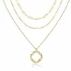 Collar de Perlas Artificiales Europeas y Americanas de 1920 Tema Fiesta Nocturna Tienda Foto Vestido Collar Clavícula Cadena de Perlas Multicapa para Suéter