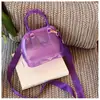 Bolsa de gelatina de PVC transfronteriza para mujer, nueva moda 2026, bolso de hombro cruzado de nicho, bolsa de mano tipo almohada versátil casual