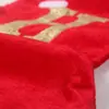 Calcetín de Navidad Multicolor con Letra Navideña Decoraciones Colgantes Navideñas Bolsa de Regalo Linda Bolsa de Dulces de 26 Letras