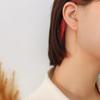 Pendientes Marka French Style ins Cold Style Jewelry, pendientes sencillos de alambre para mujer, pendientes de acero de titanio de 18 quilates para mujer.