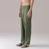 Pantalones Térmicos para Hombre Otoño e Invierno 2026 Pantalones Largos Cálidos Casuales Simples de Carga Catiónica Talla Grande Pantalones para el Hogar Invierno