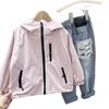 Nova Jaqueta Outdoor Infantil 2026 Estilo Outono Montanhismo Viagem Top Outdoor Jaqueta Solta com Capuz para Meninos e Meninas