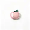Colgante de fruta 3D de PU de moda fresa limón manzana decoración de bolso llavero lindo accesorio de coche