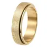 Anillo de Acero Inoxidable Hip-Hop para Hombre Nicho Ins Giratorio Descompresión No se Desvanece Joyería de Acero de Titanio Joyería de Mano Venta al por Mayor