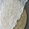 2026 Novo Modelo Tecido de Renda Elástica de Nylon e Elastano Acabamento Floral Tecido Decorativo para Costura de Vestuário
