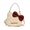Bolsa para Niños Estilo Nuevo Lindo Gatito Lazo Mini Bolsa Cuadrada Bolsa Cruzada Padre-Hijo Mini Billetera para Monedas para Mujer