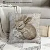 Fronhas Decorativas para Sala de Estar Estampadas de Animales de Venda Quente Transfronteiriça, Capas Personalizadas para Almofadas de Sofá Sem Enchimentos, Atacado