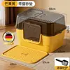 Bandeja Sanitaria para Gatos Completamente Cerrada, Extra Grande, Anti-Salpicaduras, Anti-Olores, Nuevo Tipo de Bandeja Sanitaria para Gatos, Inodoro para Mascotas, Ampliada y Engrosada, Venta Directa