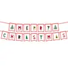 Set de vajilla desechable para fiesta temática de árbol de Navidad transfronterizo, que incluye platos de papel, vasos de papel, mantel y banderines para decoraciones festivas