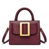 Bolsa Quadrada Pequena Estilo Retro Hong Kong para Mulheres 2026 Nova Moda Coreana Bolsa de Mão Bolsa Transversal Bolsa de Ombro Cor Sólida Primavera e Verão Importada