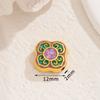 Nuevas Cuentas Espaciadoras Tradicionales de Estilo Chino de Aleación Dorada con Goteo de Aceite con Agujero Pasante Cuentas Sueltas Accesorios para Pulseras Collares Joyería DIY