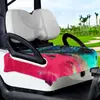 Suministro Exclusivo Transfronterizo de Cubiertas Antipolvo para Asientos de Carritos de Golf, Fundas para Asientos, Fundas Protectoras para Asientos de Vehículos Turísticos, Serie Oro Fluido