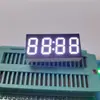 Tubo digital LED de 4 dígitos de 0.36 pulgadas blanco brillante fila única 7 pies pantalla de reloj 3642BW