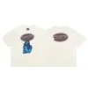 Camiseta Informal Holgada de Manga Corta Pesada para Hombre con Dibujos Animados Americanos de San Miguel, Moderna de Verano
