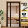 Cortina mosquitera de apertura lateral 2026 Modelo Nuevo Verano Pantalla de ventana magnética con cierre automático Pantalla de fibra de vidrio con tira magnética fuerte completa