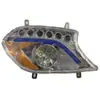 Ensamblaje de intermitente Haibao luz de coche con toldo totalmente cerrado faro de vehículo de cuatro ruedas faro delantero triciclo eléctrico