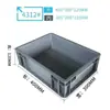 Caja de Plástico Caja de Piezas Caja de Plástico Caja de Herramientas Rectangular Accesorios Clasificación de Tornillos Caja de Almacenamiento Caja de Rotación de Material