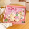 5.12 Caja de Empaque para Cupcakes del Día de la Enfermera Caja de Empaque para Postres Ángel Blanco Decoración de Felices Fiestas Enchufe