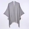 Chal fino de verano, chal simple de color liso para protección solar para mujer, bufanda de seda de alta gama, bufanda de gasa, pañuelo para la cabeza, venta al por mayor transfronteriza