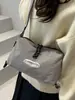 Bolsa Ins Coreana para Estudante Universitário Feminina Nova Tendência 2025 Moda Bolsa Transversal Feminina Nicho Versátil Bolsa de Ombro Feminina