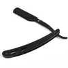 Navalha Manual Antiga Suporte de Navalha de Aço Inoxidável Navalha Dobrável de Barbeiro para Homens Navalha de Barbear
