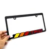 Adecuado para Modificaciones Todoterreno Toyota, Juego de Marco para Matrícula con Emblema Tricolor TRD, Accesorios Exteriores para Automóviles, Al Por Mayor en Stock