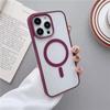 Adecuado para Apple 15 funda magnética esmerilada iPhone12/14promax borde de color 7P funda para teléfono móvil XR funda protectora