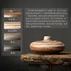 Jarrón de Cerámica Wabi-Sabi Zen Manchado Chino Arreglo de Flores Secas Decoraciones Retro Nostálgicas Adornos Decorativos Encimera Arreglo de Flores Hidropónicas
