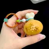 Juguete de Calabaza Pequeña con Forma de Pata de Pollo Linda para Alivio del Estrés, Juguete de Calabaza Pequeño Portátil y Creativo