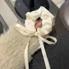 Elegante Coletero Floral de Encaje para Mujer, Lazo Versátil para el Cabello para Niñas