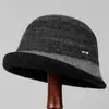 Chapéu de Lã Estiloso com Aba Enrolada Outono/Inverno Feminino para Mães, Fedora com Aba Enrolada Rejuvenescedor, Chapéu Cloche Elegante e Quente