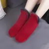 Meias Pantufa Cruzadas Meias de Chão Meias de Neve para Adultos Mulheres Pantufas de Dormir para Casa Meias para Pernas Meias para Tapete Antiderrapante Atacado